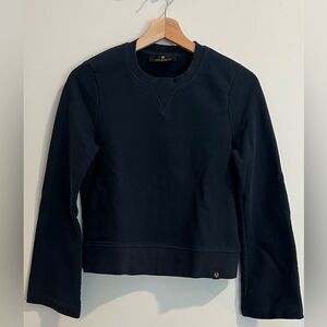 Luxury UK brand Belstaff Navy 100% Cotton Crewneck Sweatshirt